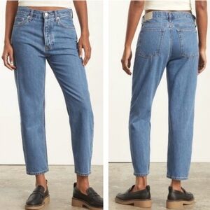 EVERLANE NWT The Summer Slouch Jean Straight Leg Soft Denim Mid-Rise Size 30